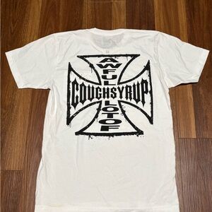 Awful Lot of Cough Syrup White Graphic Tee